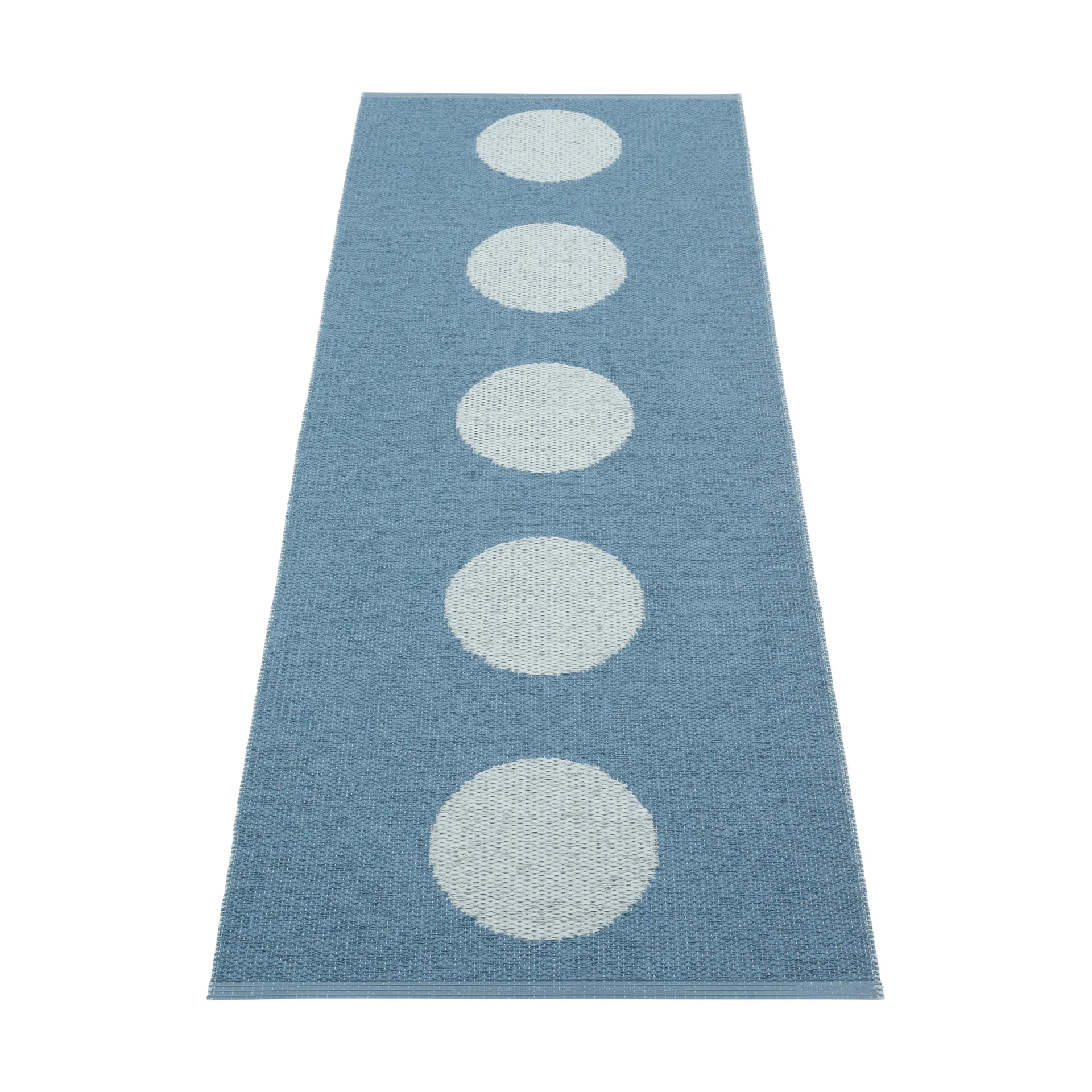 Vera Pop matta, Blue-blue fog 200x70 cm Pappelina