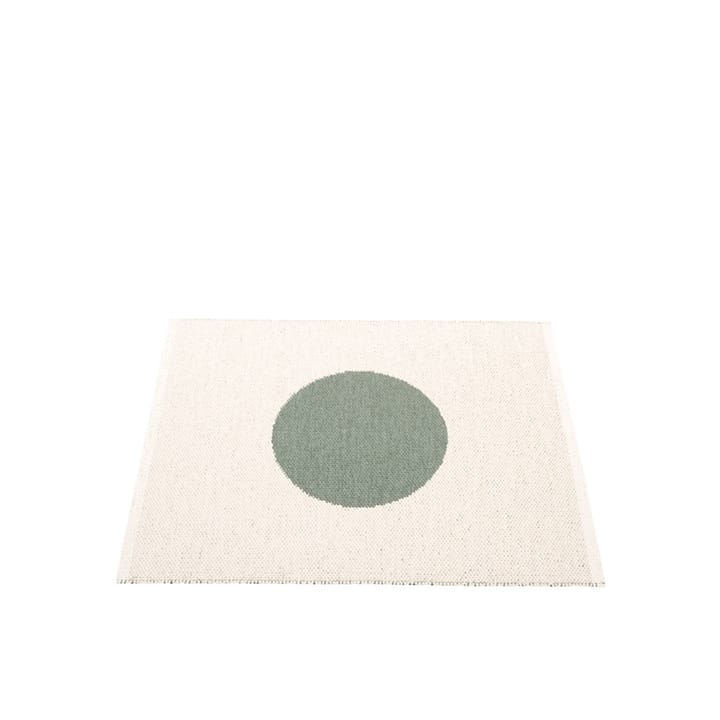 Vera small one matta, army/vanilla, 70x90 cm Pappelina