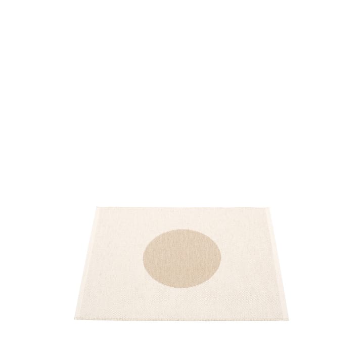 Vera small one matta, beige/vanilla, 70x90 cm Pappelina