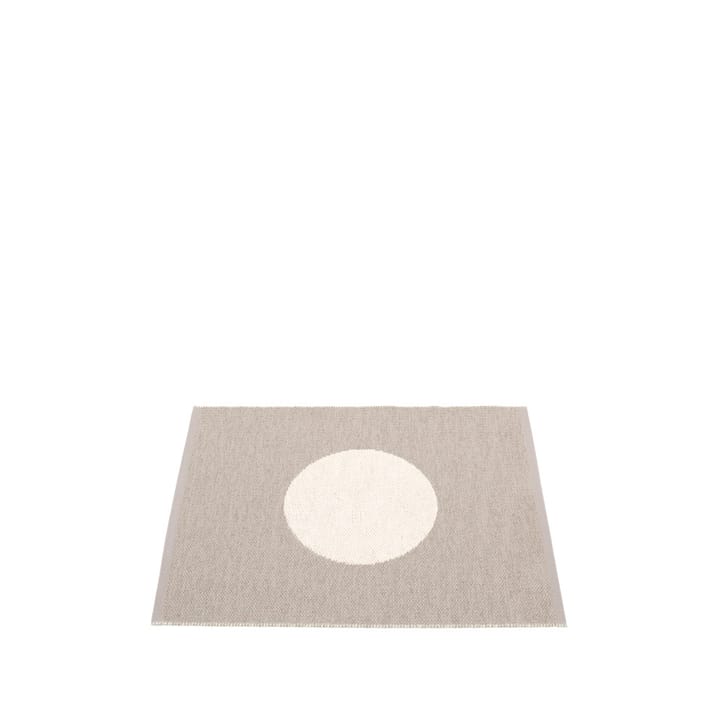 Vera small one matta mud/vanilla - 70x90 cm - Pappelina