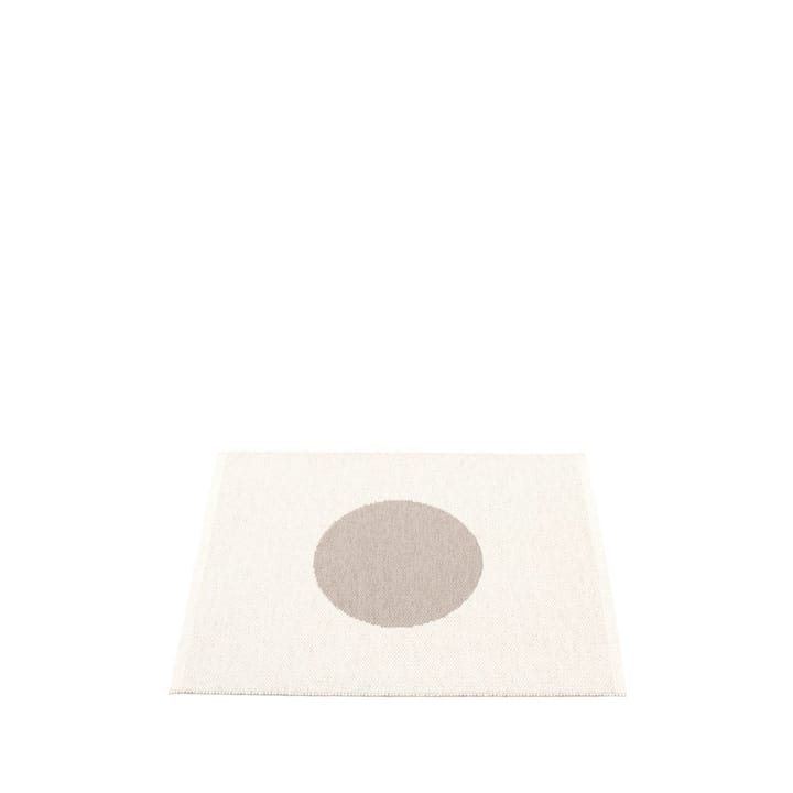 Vera small one matta mud/vanilla, 70x90 cm Pappelina