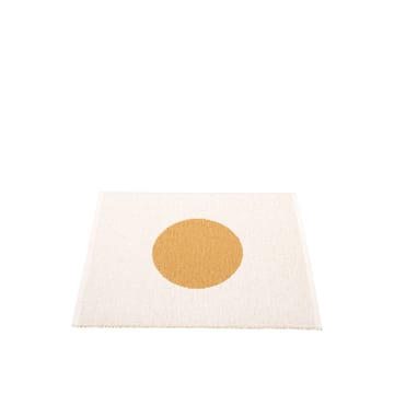Vera small one matta - ochre/vanilla, 70x90 cm - Pappelina