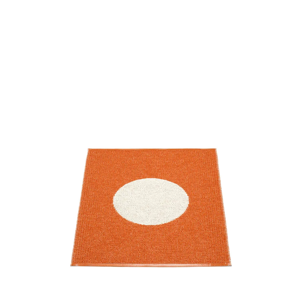 Pappelina Vera small one matta orange/vanilla 70x90 cm