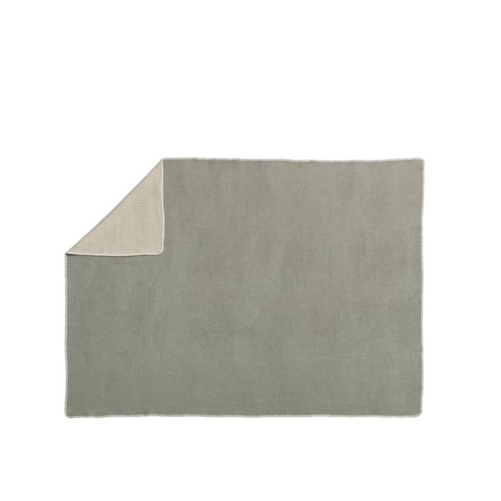 Ylva pläd, dark linen/linen Pappelina