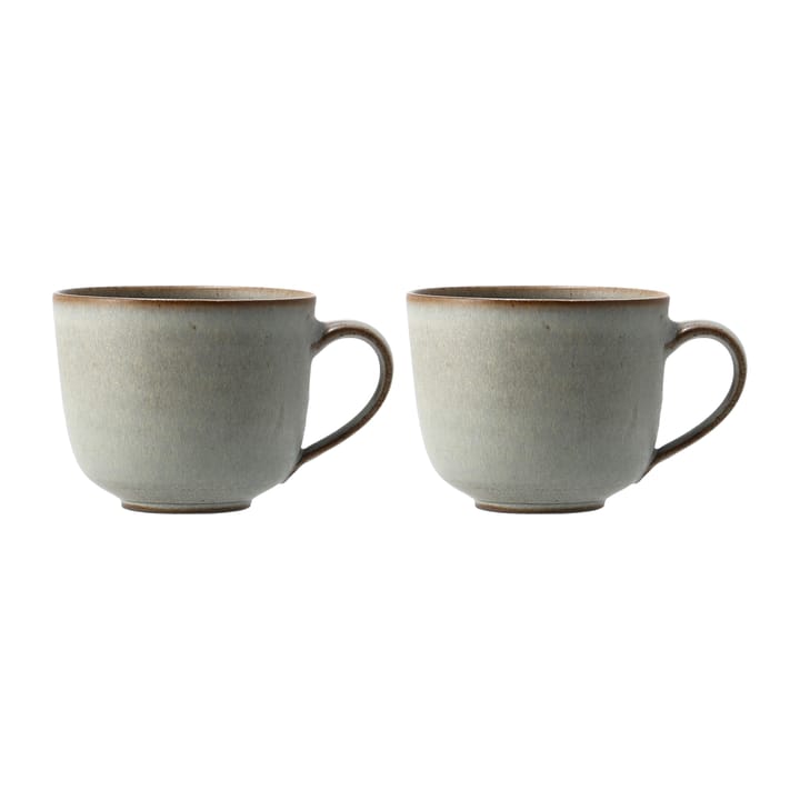 Lantliv kaffemugg 2-pack - Grå - Paradisverkstaden