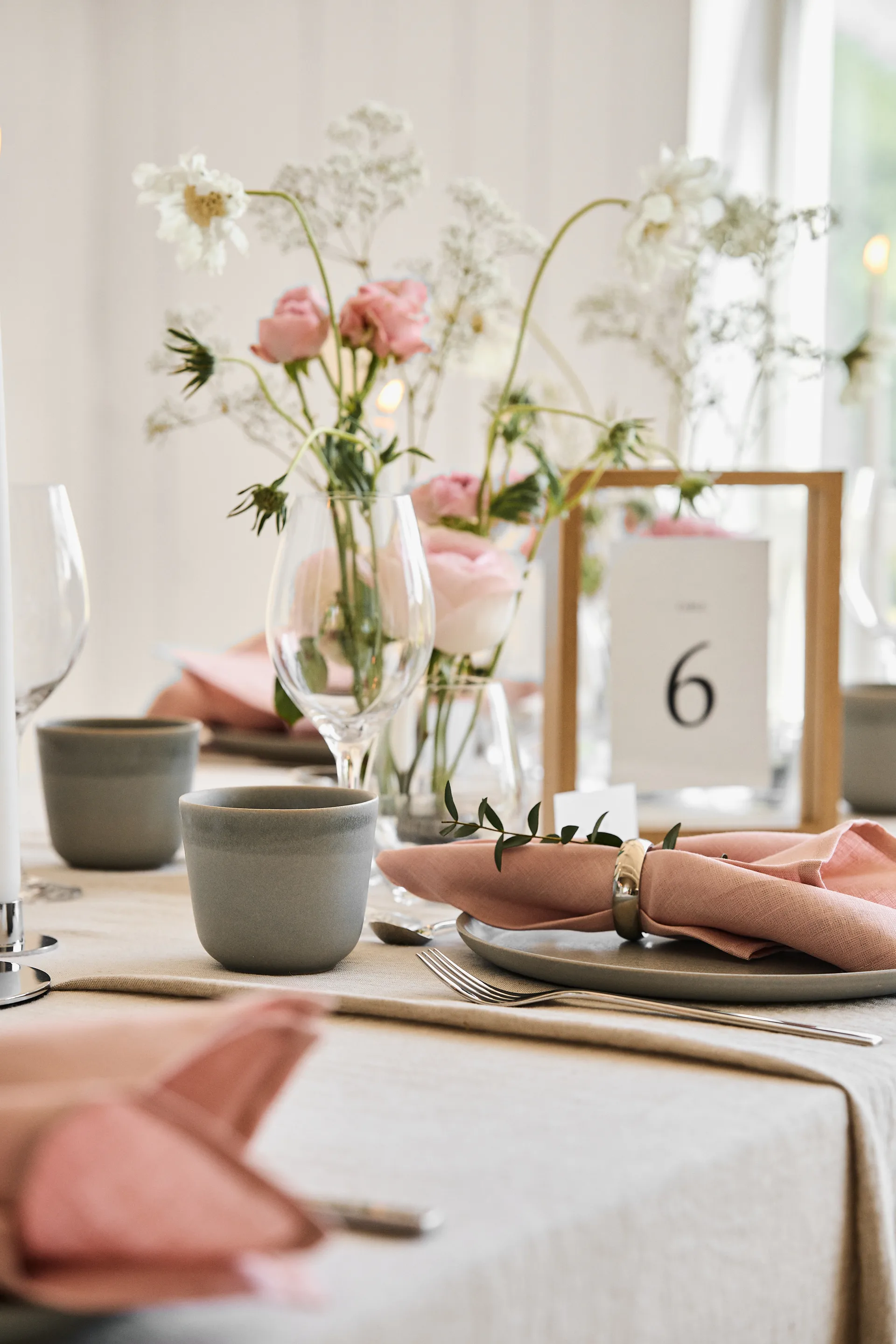 Morgon Grå kopp 4-pack, Grå Paradisverkstaden