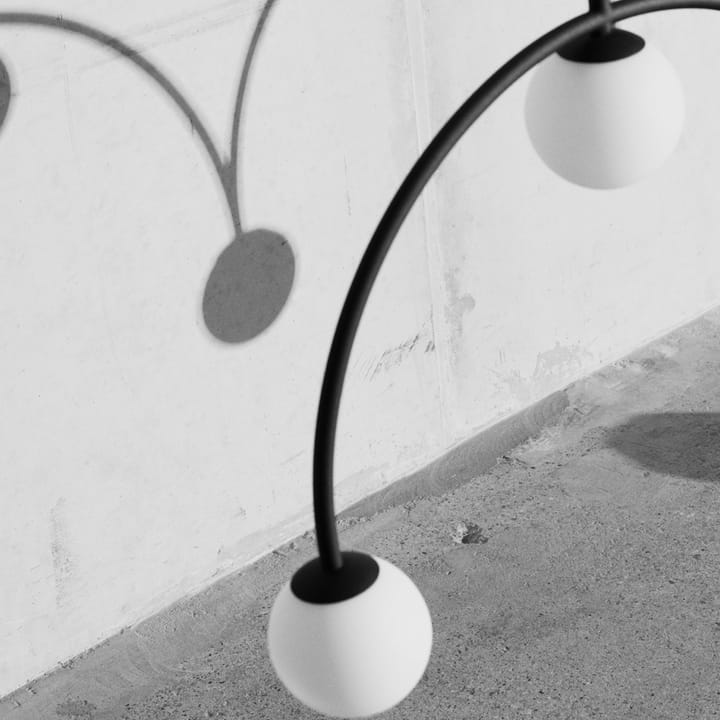 Bounce 169 pendel, svart, opalglas Pholc