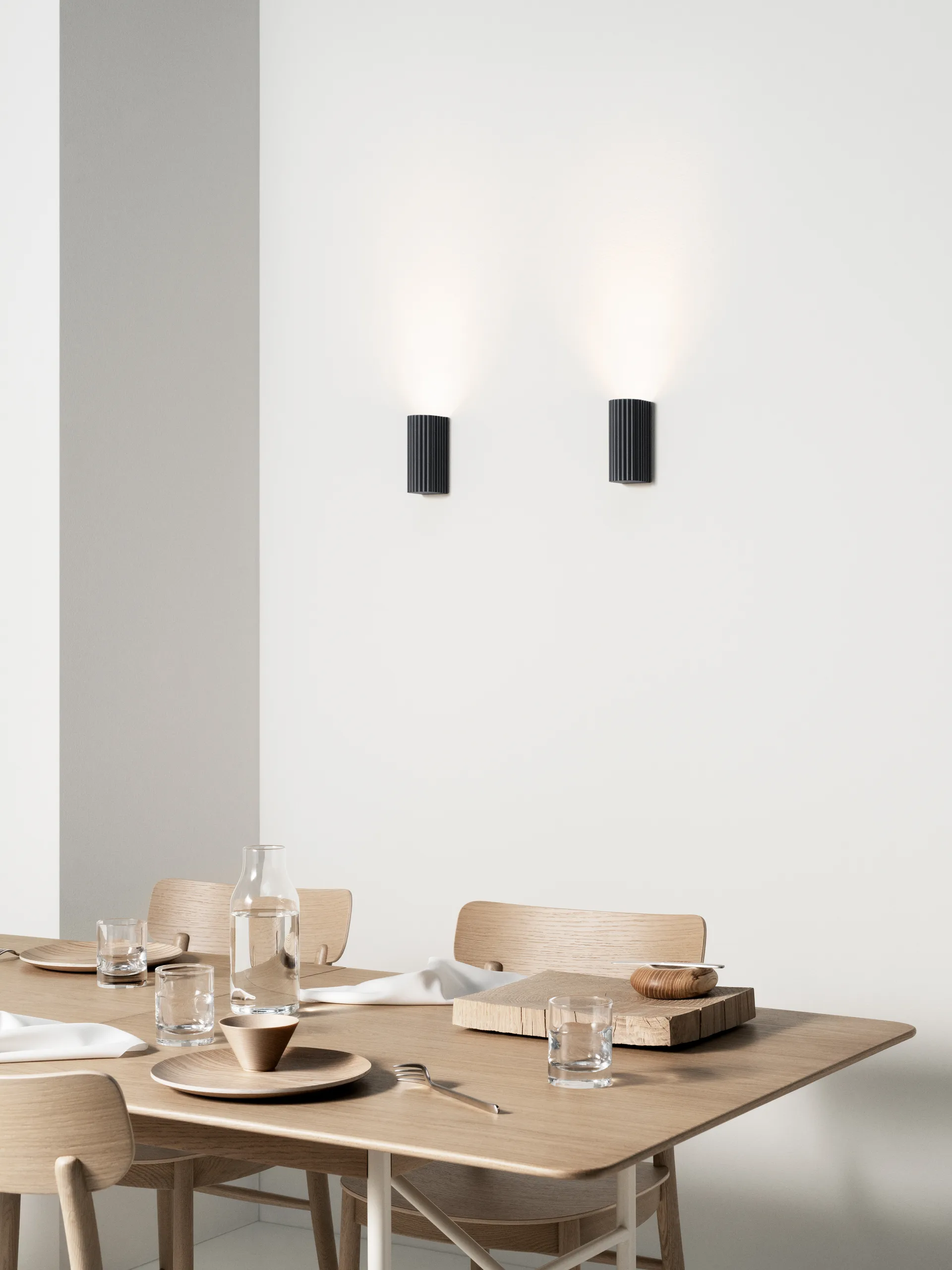 Donna 15 vägglampa, Amber green Pholc