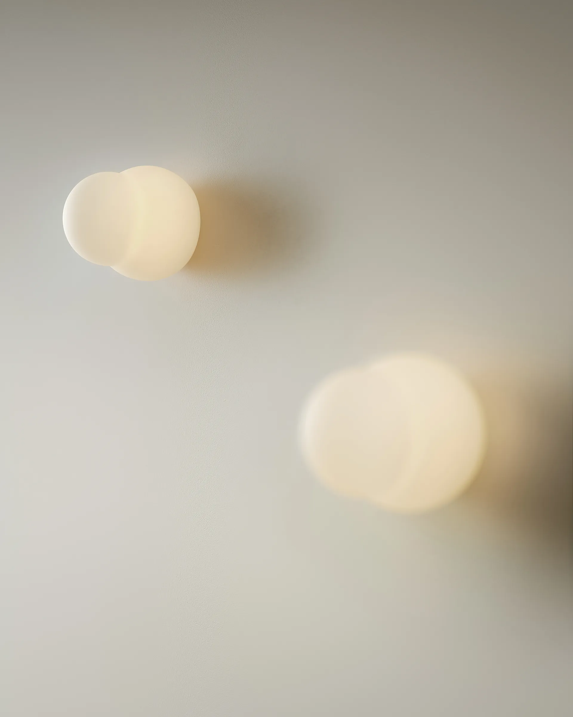 Fall 11 vägglampa, Vit Pholc