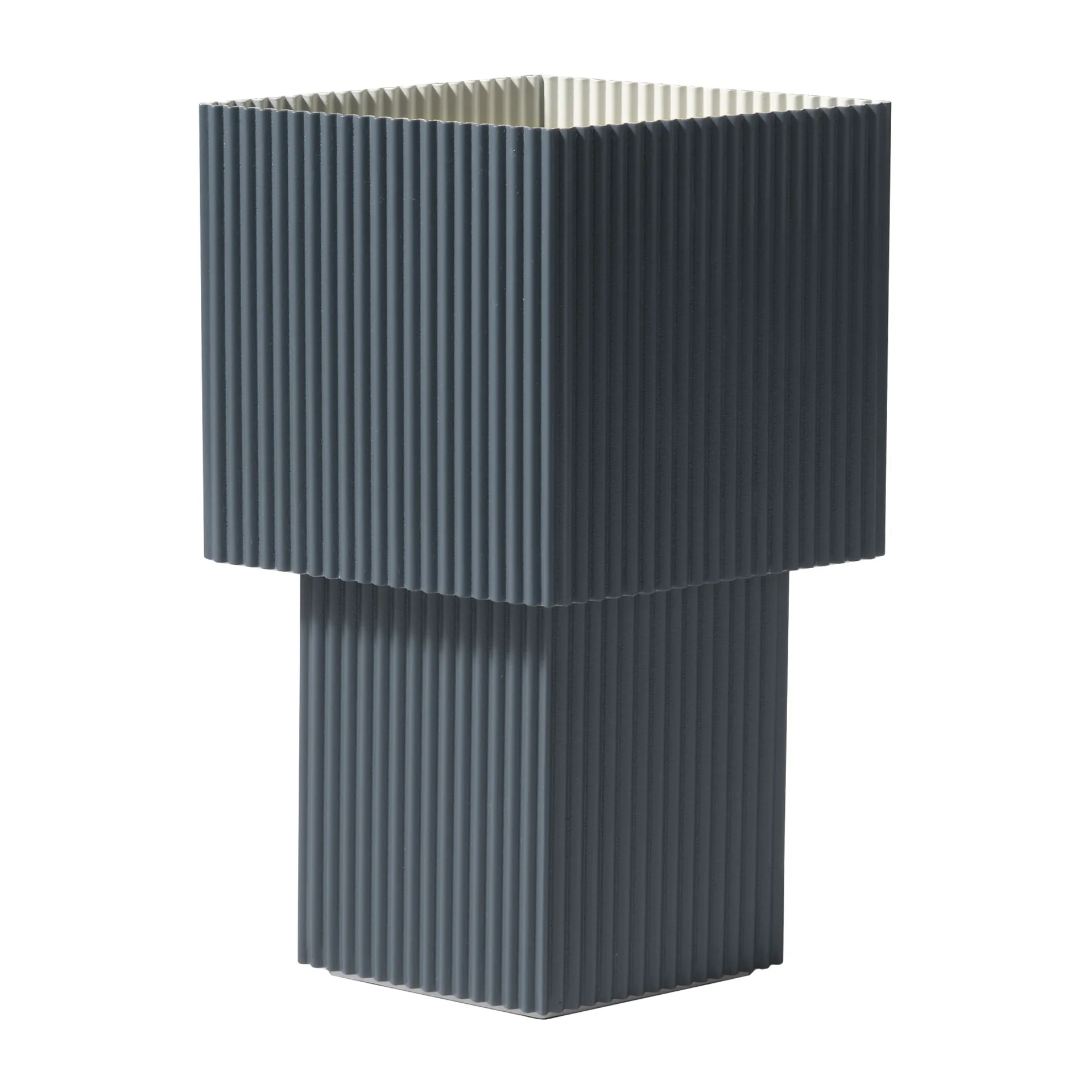 Romb Mini portabel bordslampa 19 cm, Blue stone Pholc