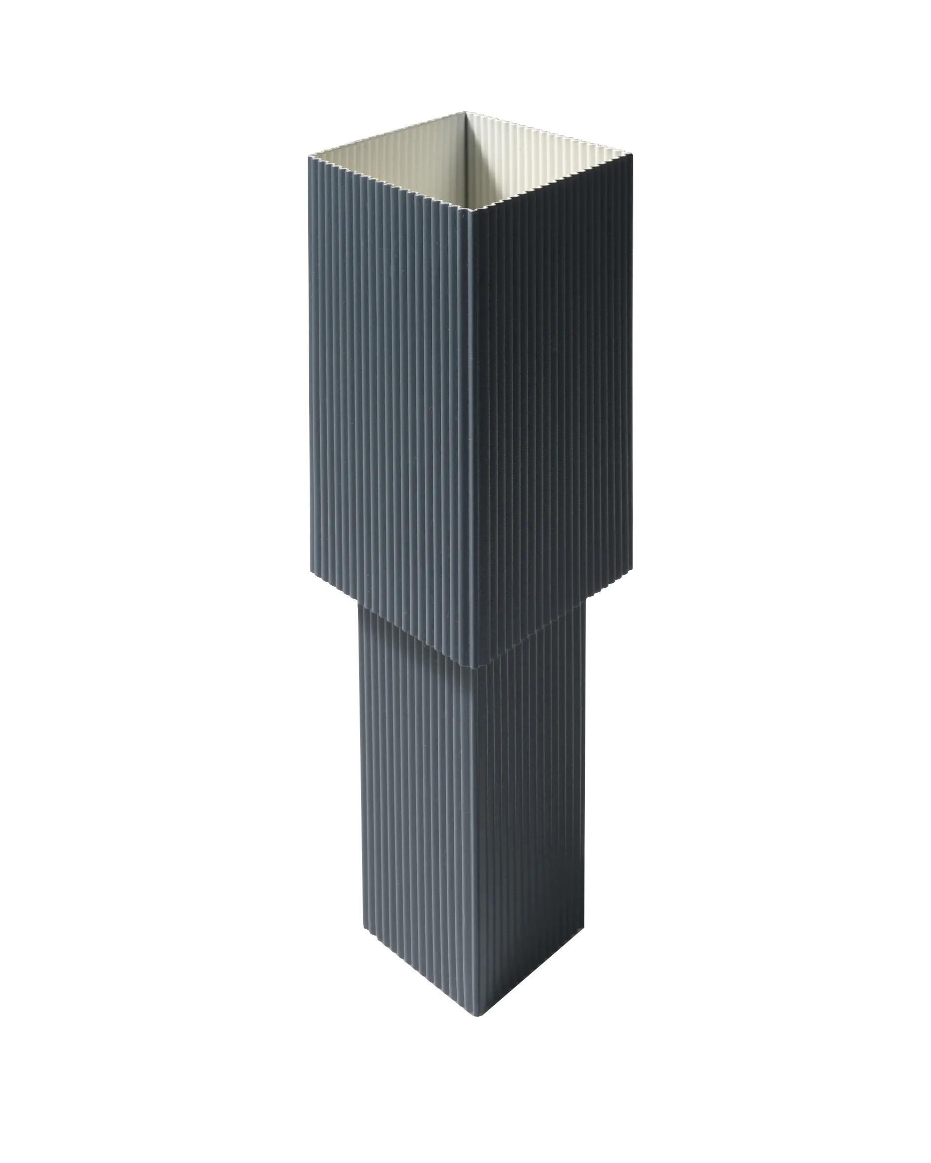 Romb Mini portabel bordslampa 19 cm, Blue stone Pholc