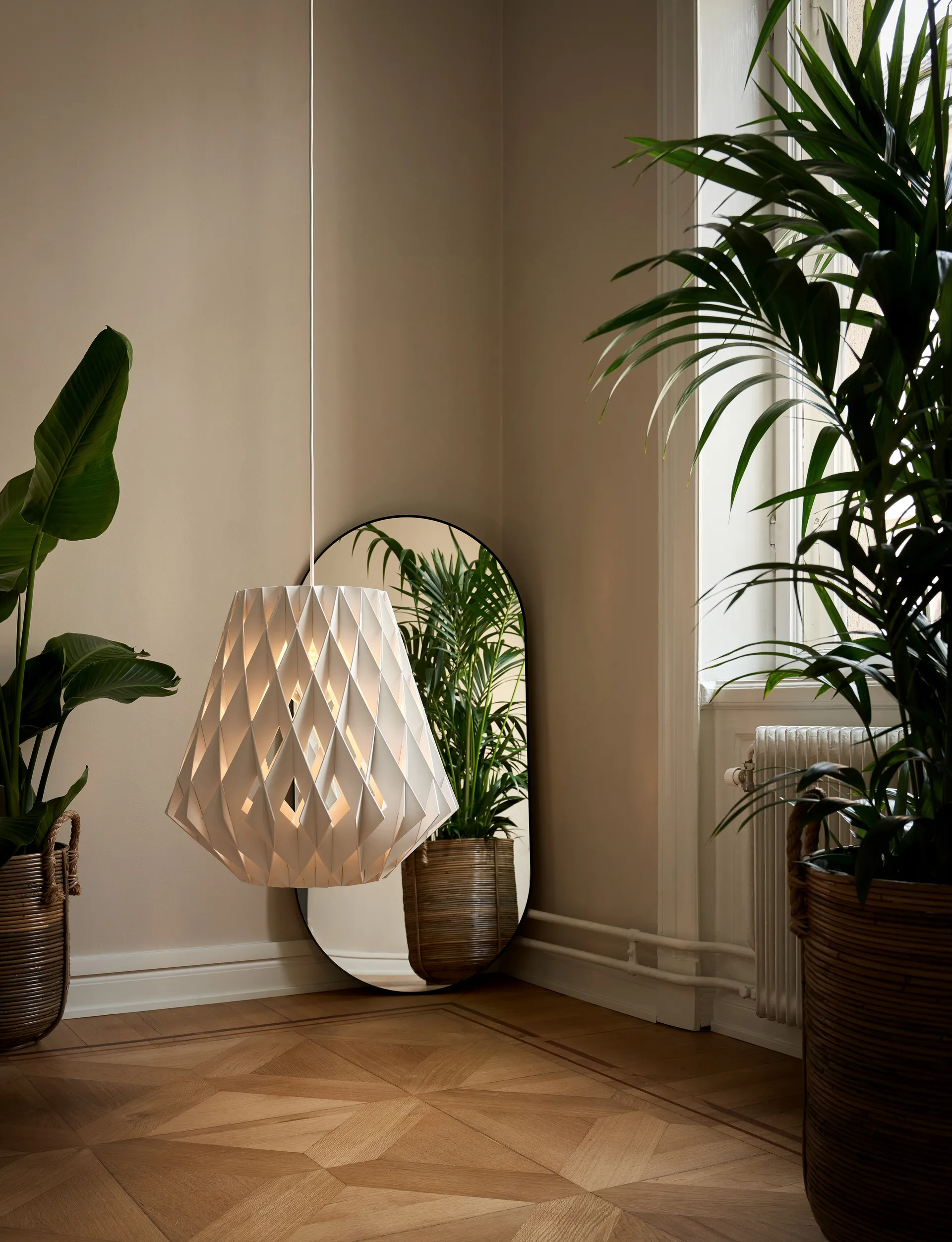 Pilke Signature pendel Ø50 cm, Vit Pilke