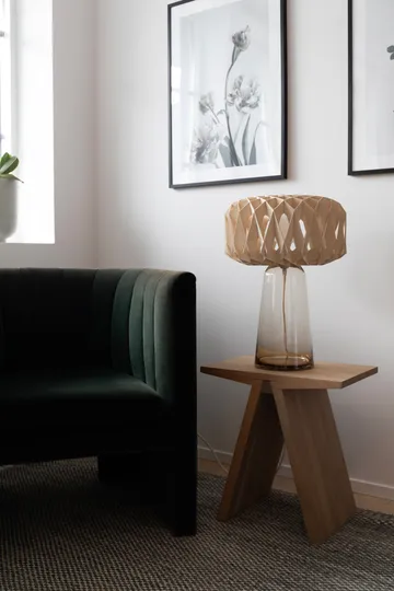 Signature 35 bordslampa - Amber-björk, Ø36,5x53 cm - Pilke