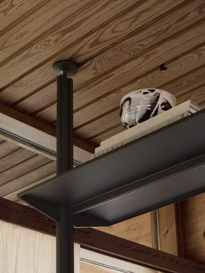 Pira G2 hyllsystem F C A Black/Oak 256-264 cm Pira
