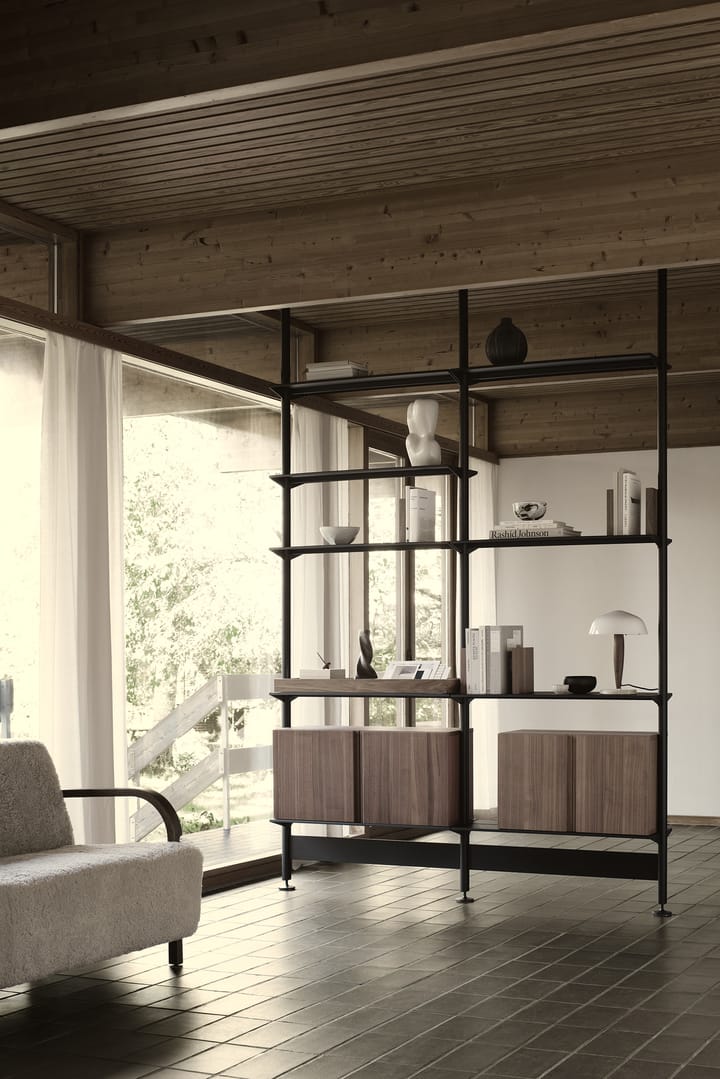 Pira G2 hyllsystem F C A Black/Walnut 240-247 cm - undefined - Pira