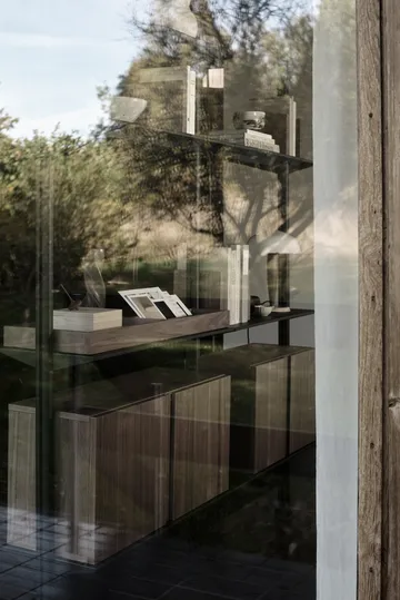 Pira G2 hyllsystem F C A Black/Walnut 248-255 cm - Pira