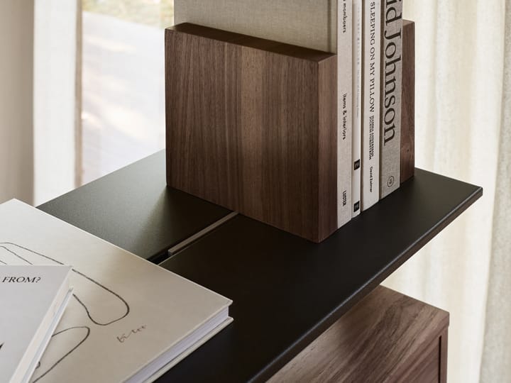 Pira G2 hyllsystem F C A Black/Walnut 256-264 cm Pira