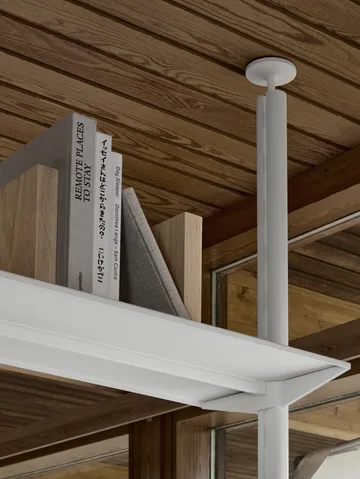 Pira G2 hyllsystem F C B White/Walnut 248-255 cm - Pira