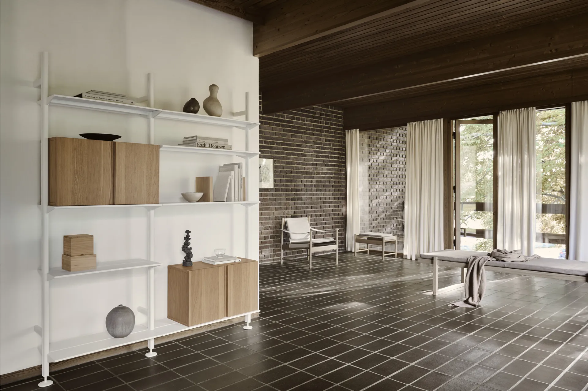 Pira G2 hyllsystem W A White/Oak,  Pira