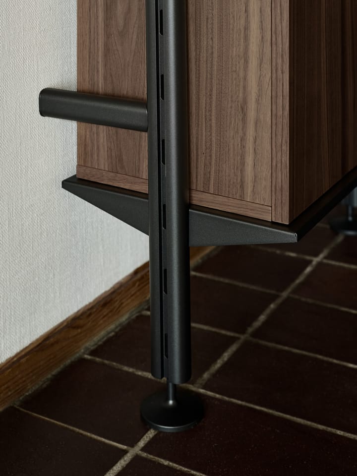Pira G2 hyllsystem W B Black/Walnut Pira