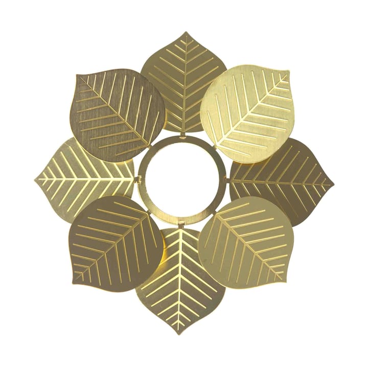 Berså ljusmanschett Ø9,5 cm, Mässing Pluto Design