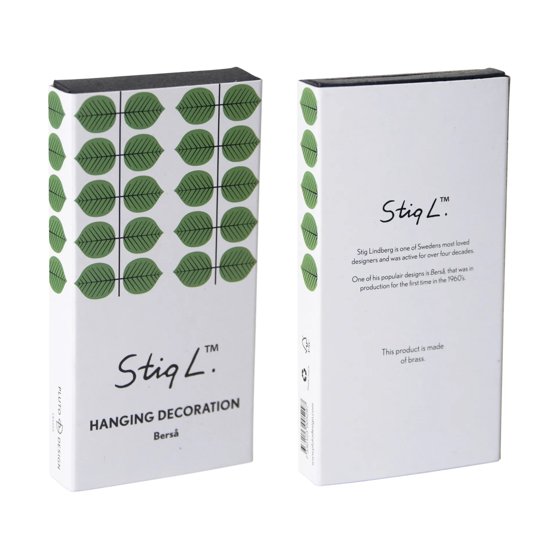 Stig L Berså julgranshänge, Guld Pluto Design