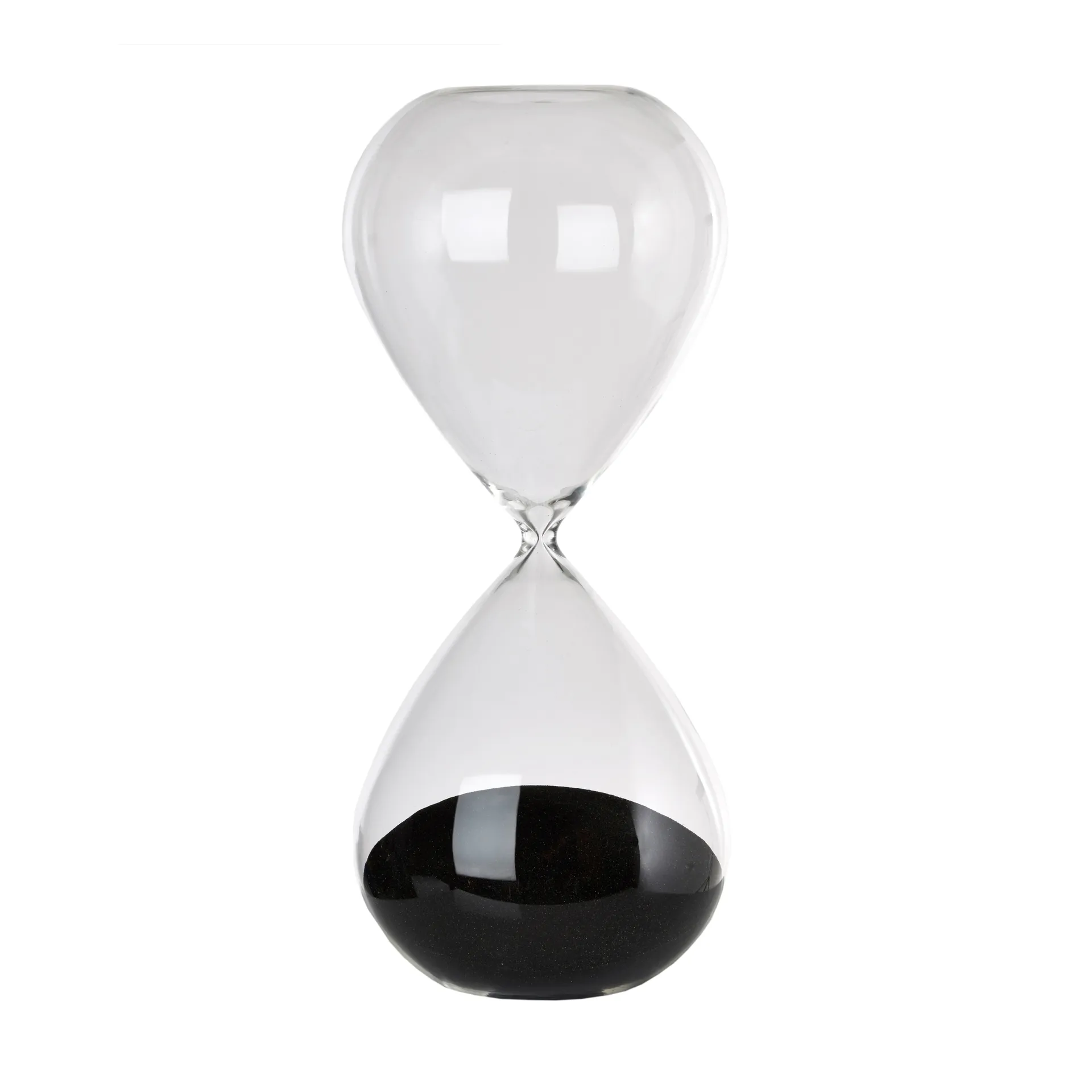 Ball timglas L 38 cm, Svart POLSPOTTEN