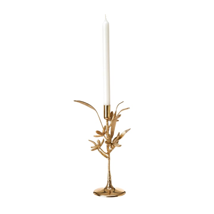 Bergamot ljusstake 31 cm, Guld POLSPOTTEN