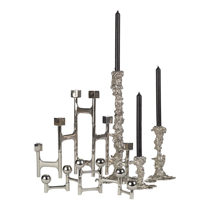 Drip ljusstake XXL 50 cm, Silver POLSPOTTEN