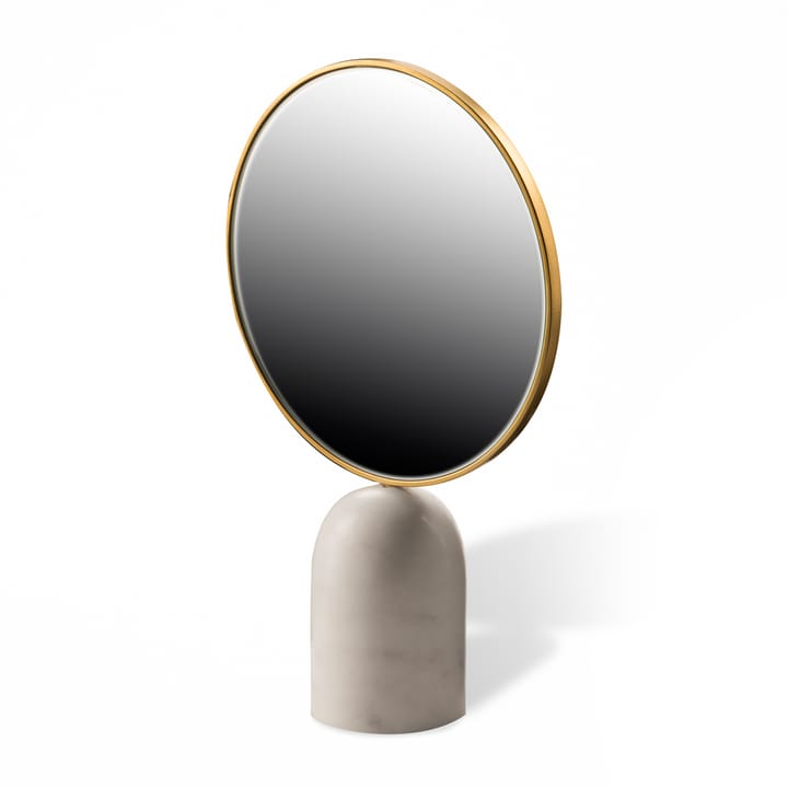Round Marble bordsspegel - Vit - POLSPOTTEN