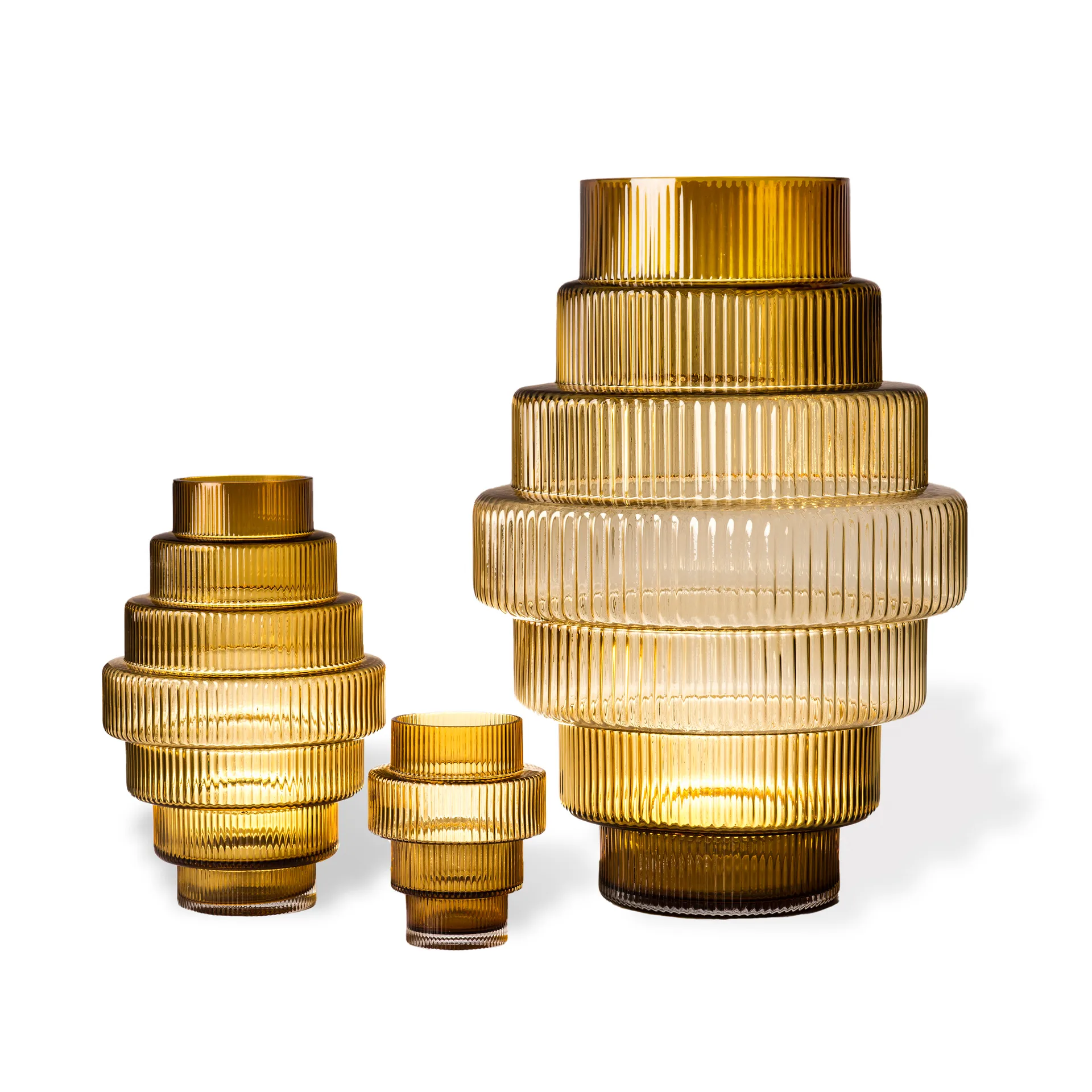 Steps vas S 30 cm, Ochre POLSPOTTEN