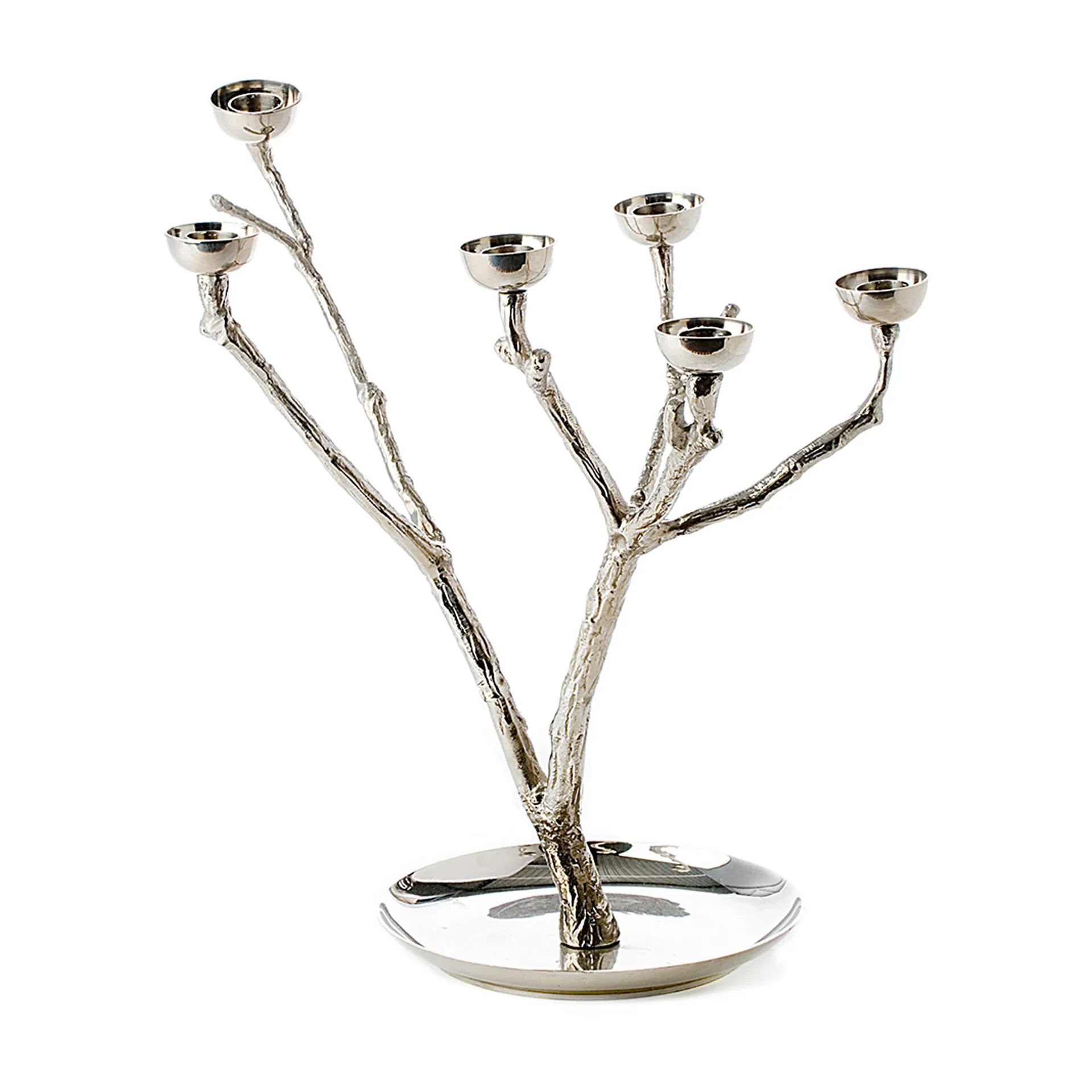 Twiggy ljusstake S 35 cm, Silver POLSPOTTEN