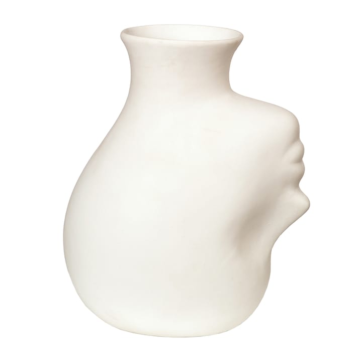 Upside-down head vas 25 cm - Vit - POLSPOTTEN