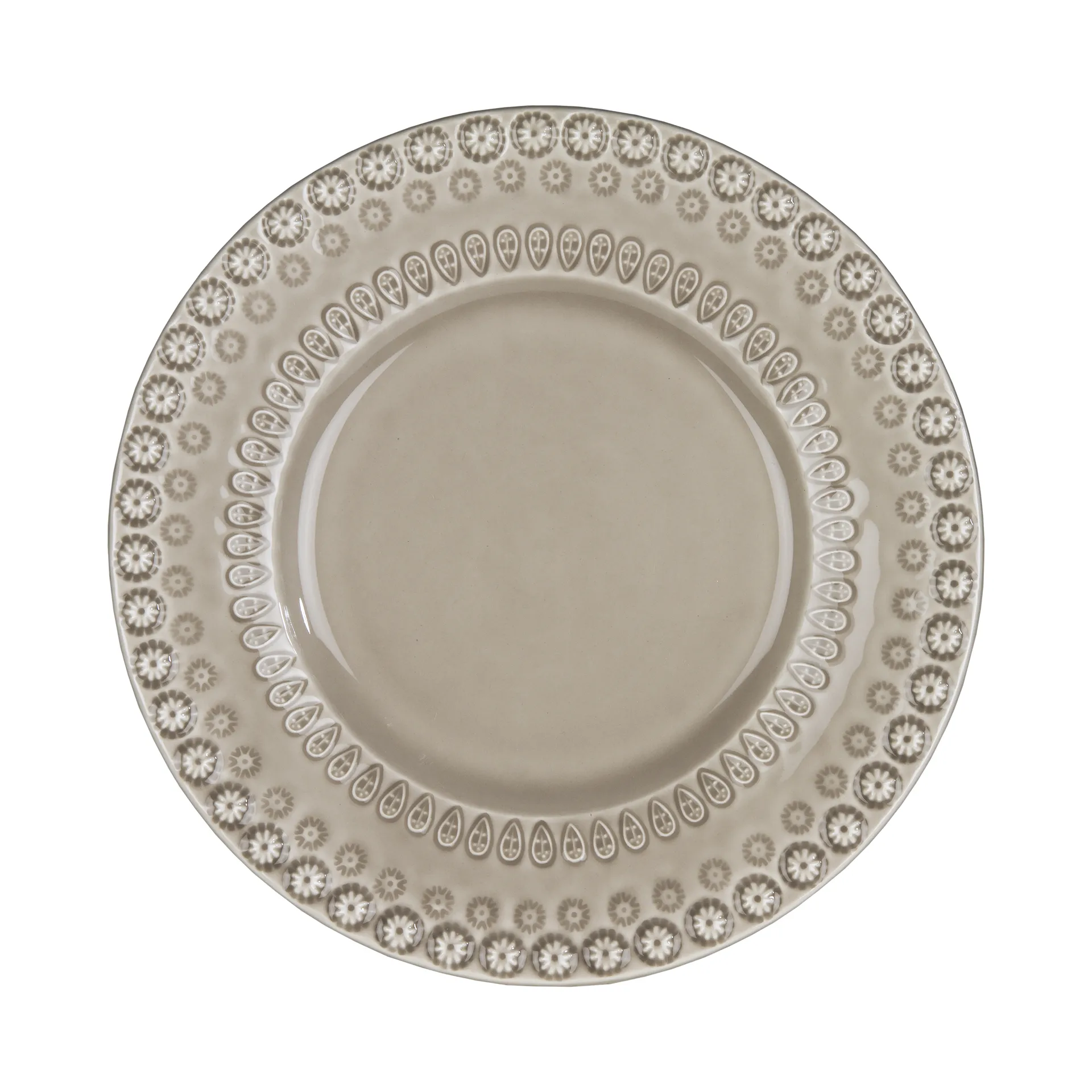 Daisy mattallrik Ø 29 cm, greige PotteryJo