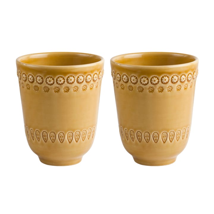 Daisy mugg 35 cl 2-pack, Sienna (gul) PotteryJo