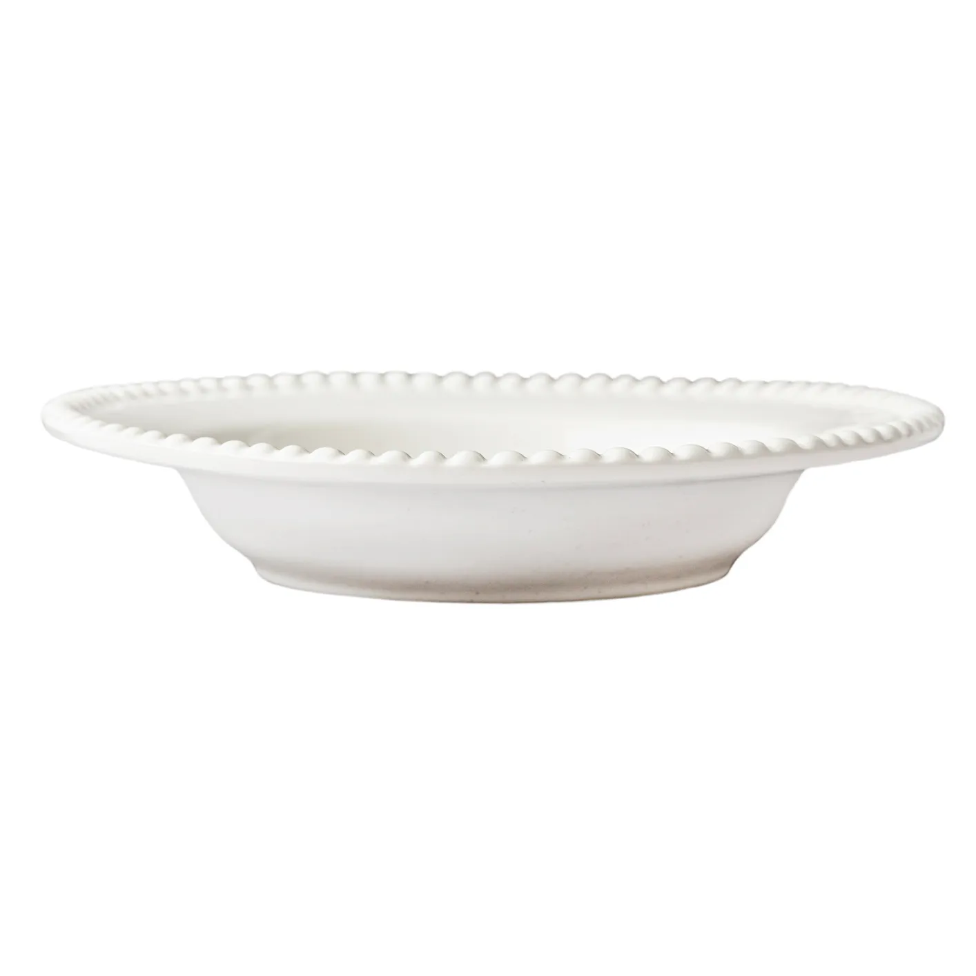 Daria djup tallrik Ø26 cm 2-pack, Cotton white shiny PotteryJo