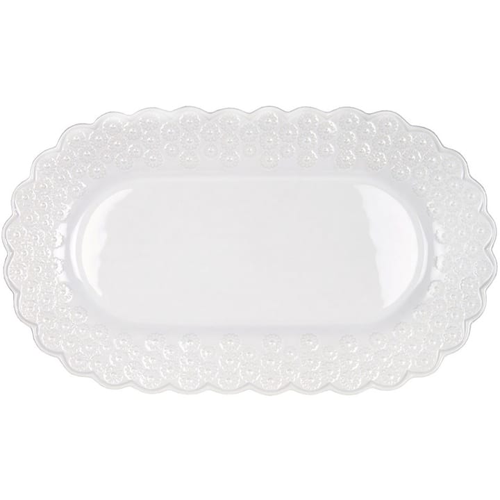 Ditsy ovalt uppläggningsfat - White (vit) - PotteryJo
