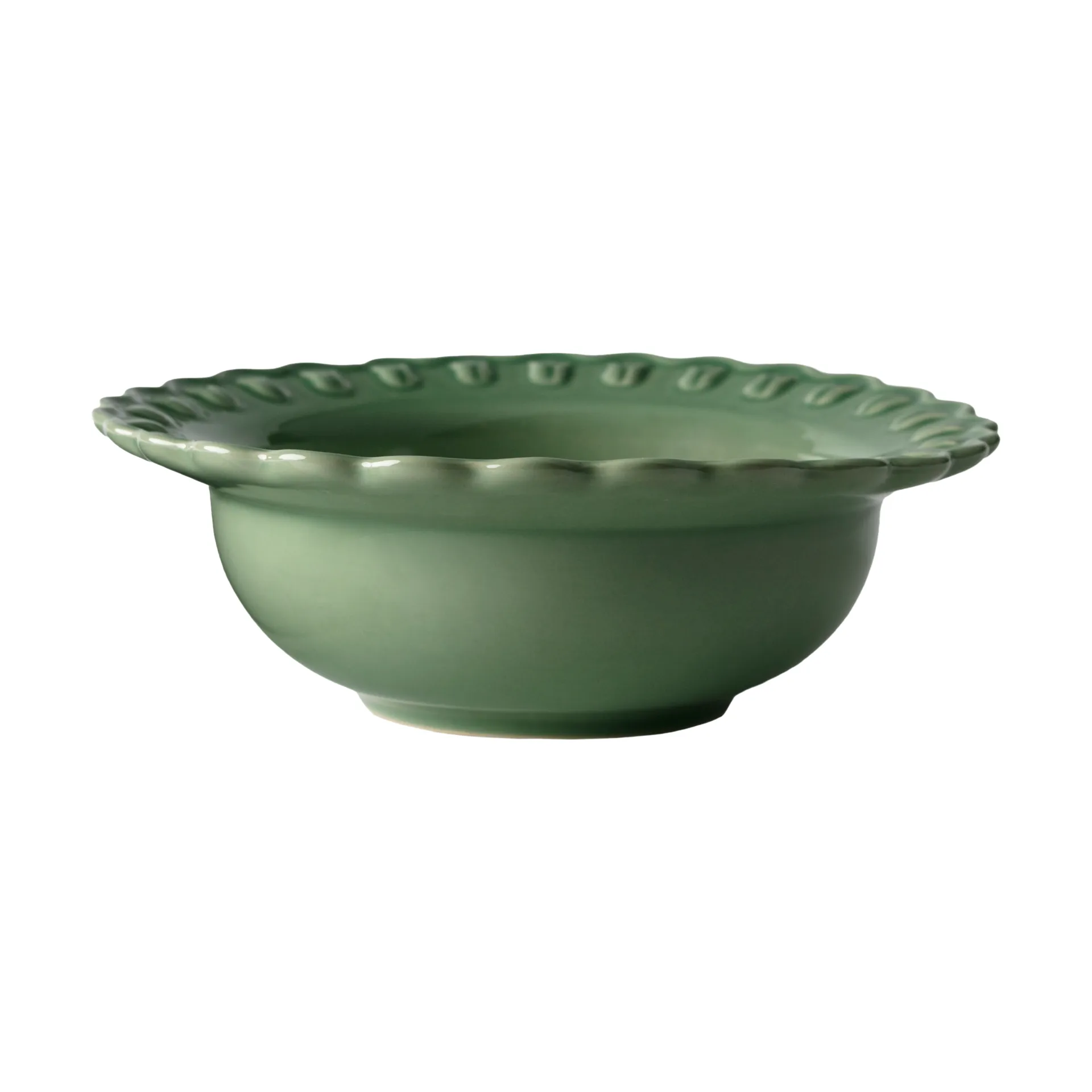 Tulipa djup tallrik small Ø17 cm 2-pack, Verona green PotteryJo