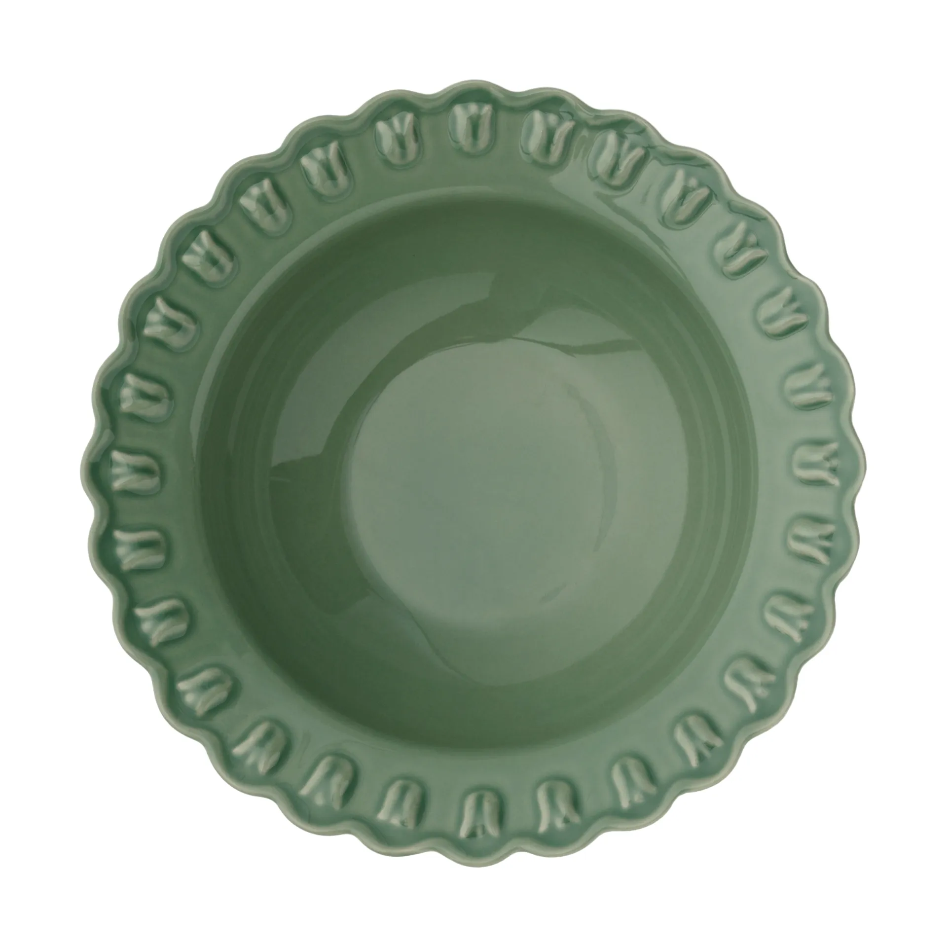 Tulipa djup tallrik small Ø17 cm 2-pack, Verona green PotteryJo