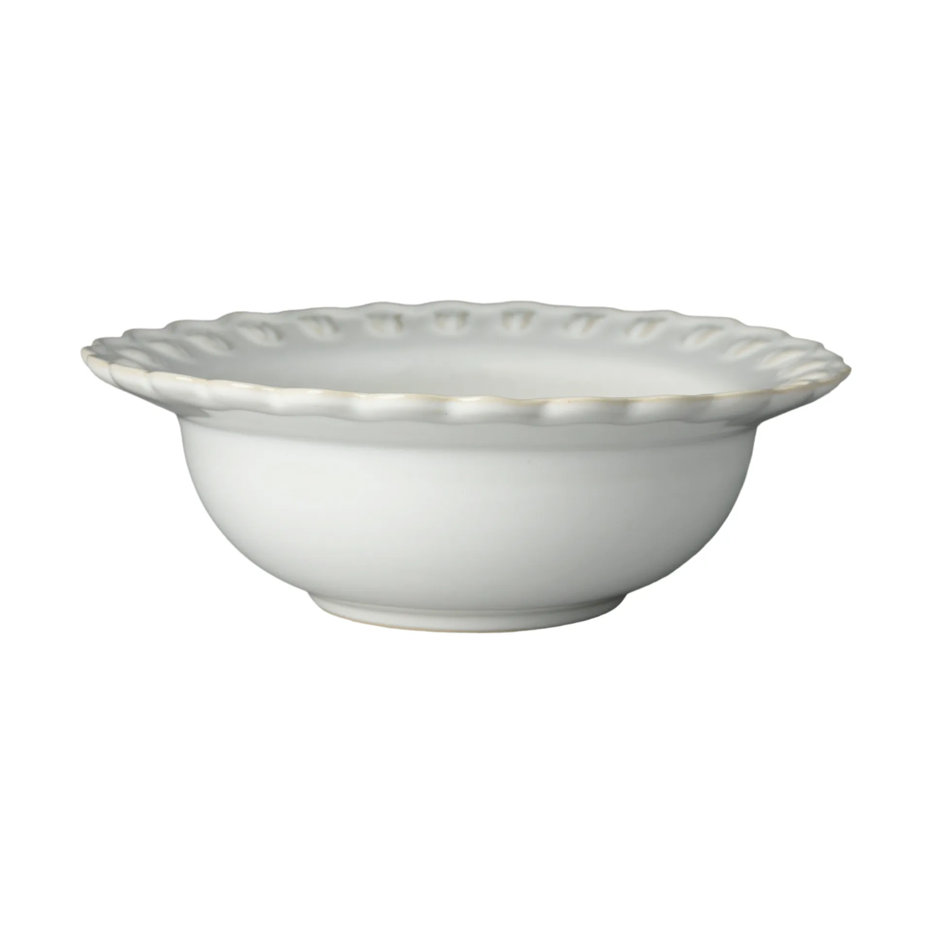 Tulipa djup tallrik small Ø17 cm 2-pack, White PotteryJo
