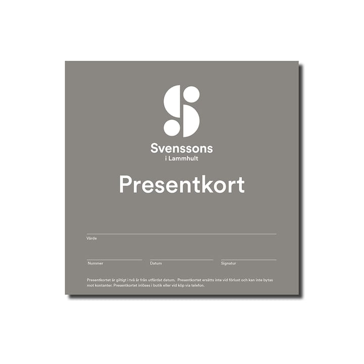 Presentkort - 3500:- - Presentkort