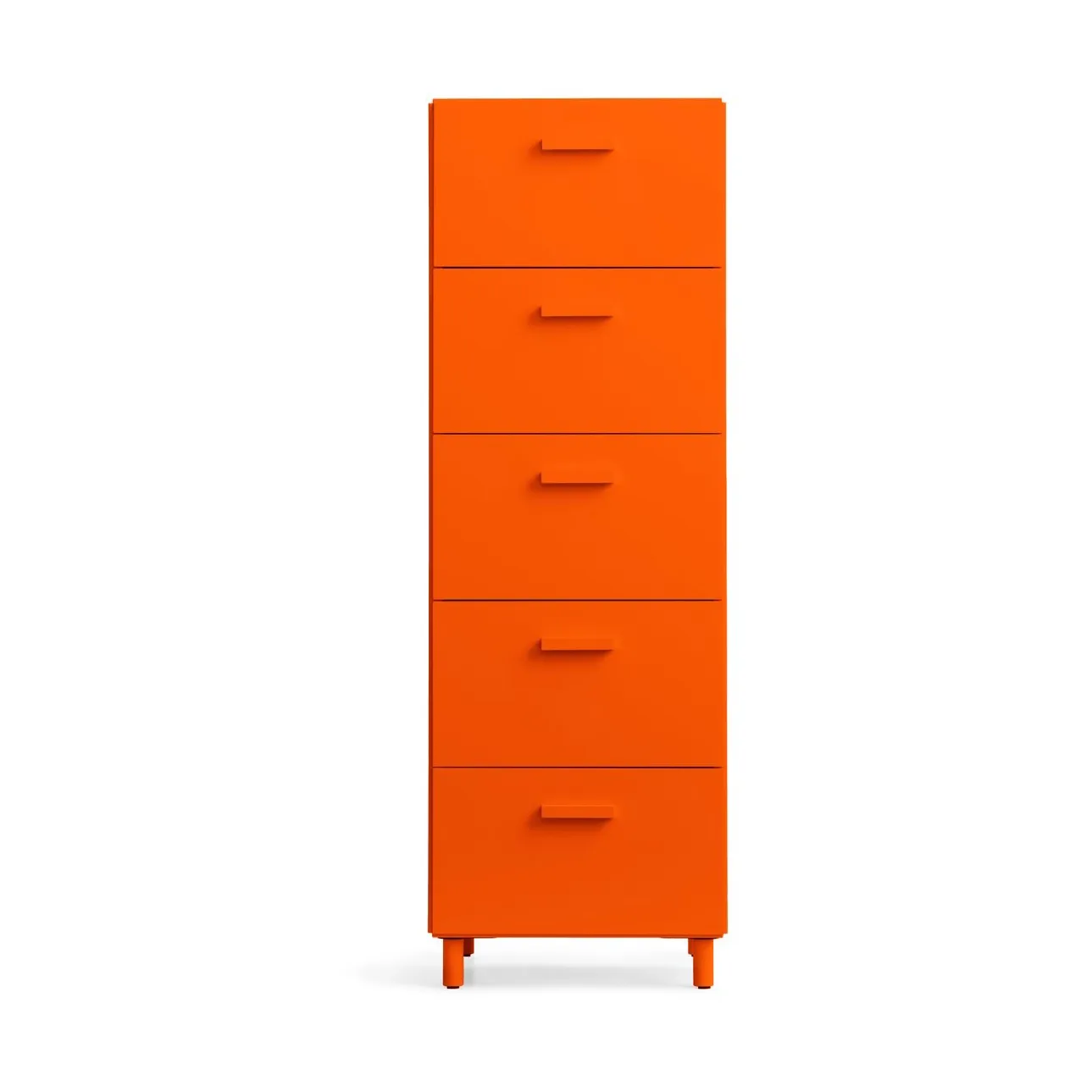 Relief byrå hög med ben 41x115 cm orange,  Relief