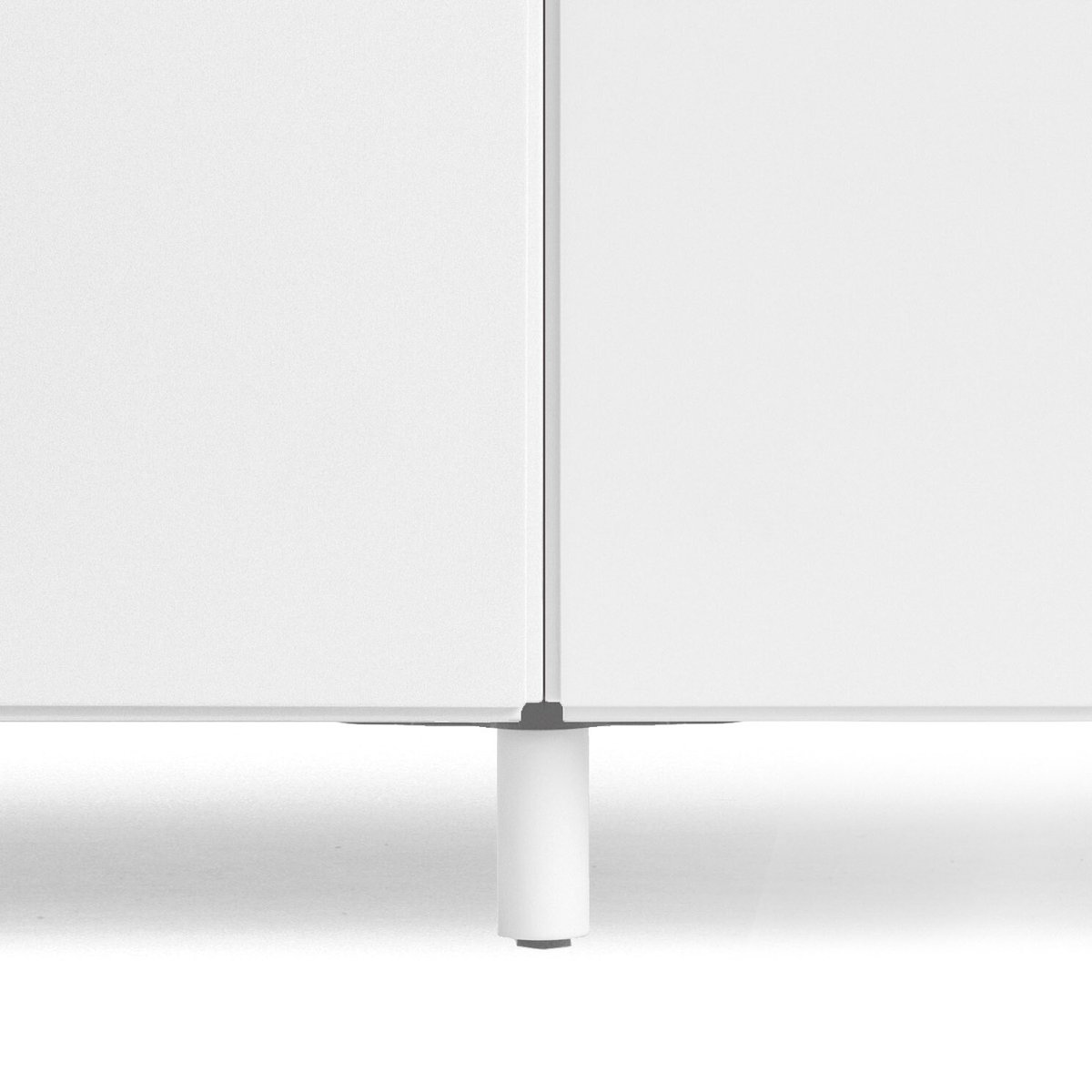 Relief kopplingsfot 2-pack Vit | Skandinavisk Design | Hyllor & Hyllsystem | Vit