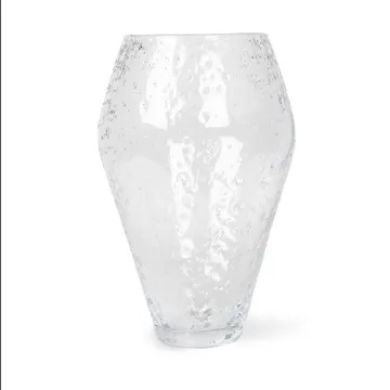 Crushed glasvas large - Clear - Ro Collection