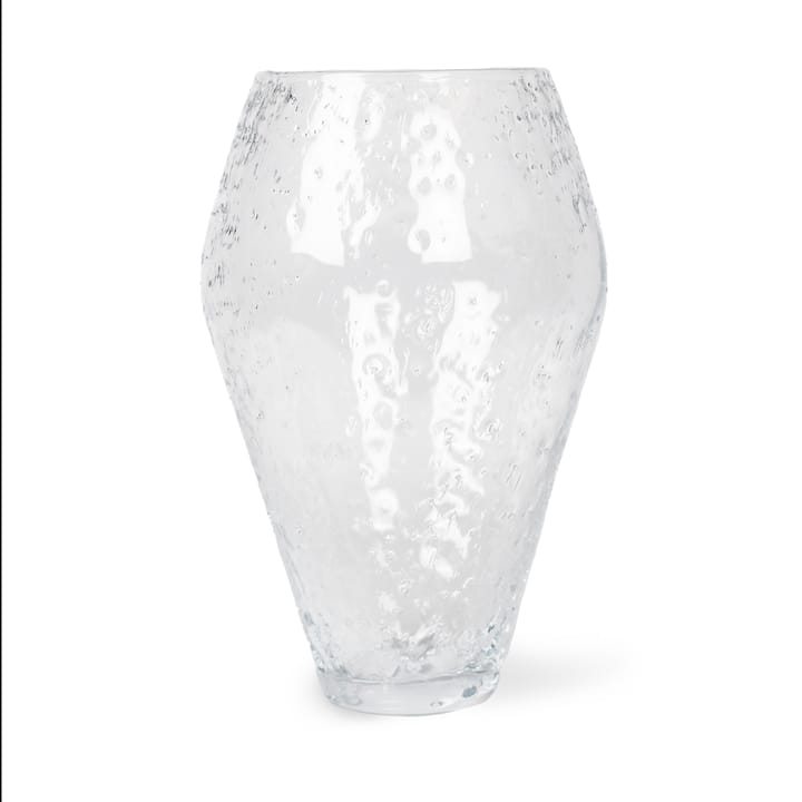 Crushed glasvas large, Clear Ro Collection