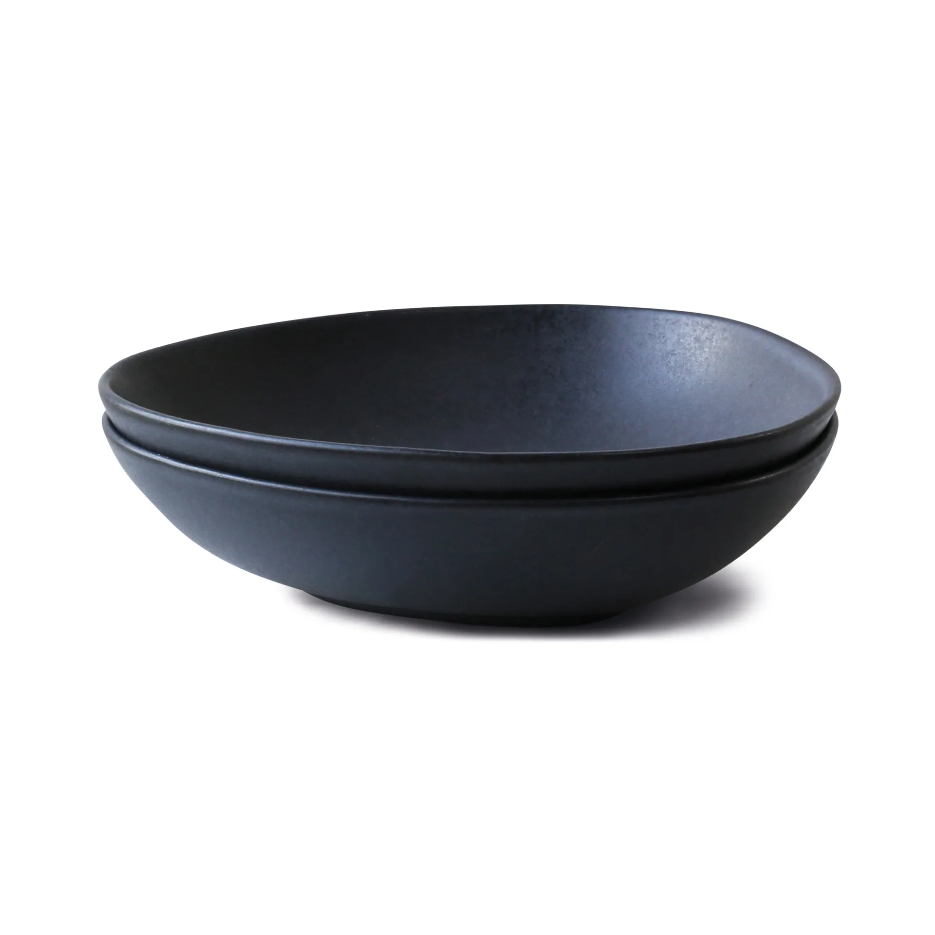 Deep plate no.52 2-pack, Lava stone Ro Collection
