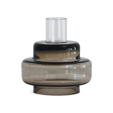 Glass candlestick no. 54 - Sepia brown - Ro Collection