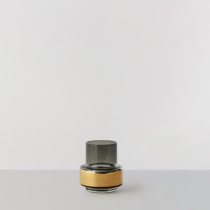 Hurricane smoked tealight no. 25, Guld Ro Collection