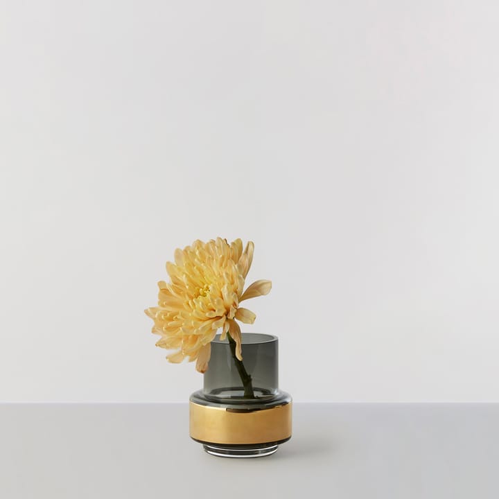 Hurricane smoked tealight no. 25, Guld Ro Collection