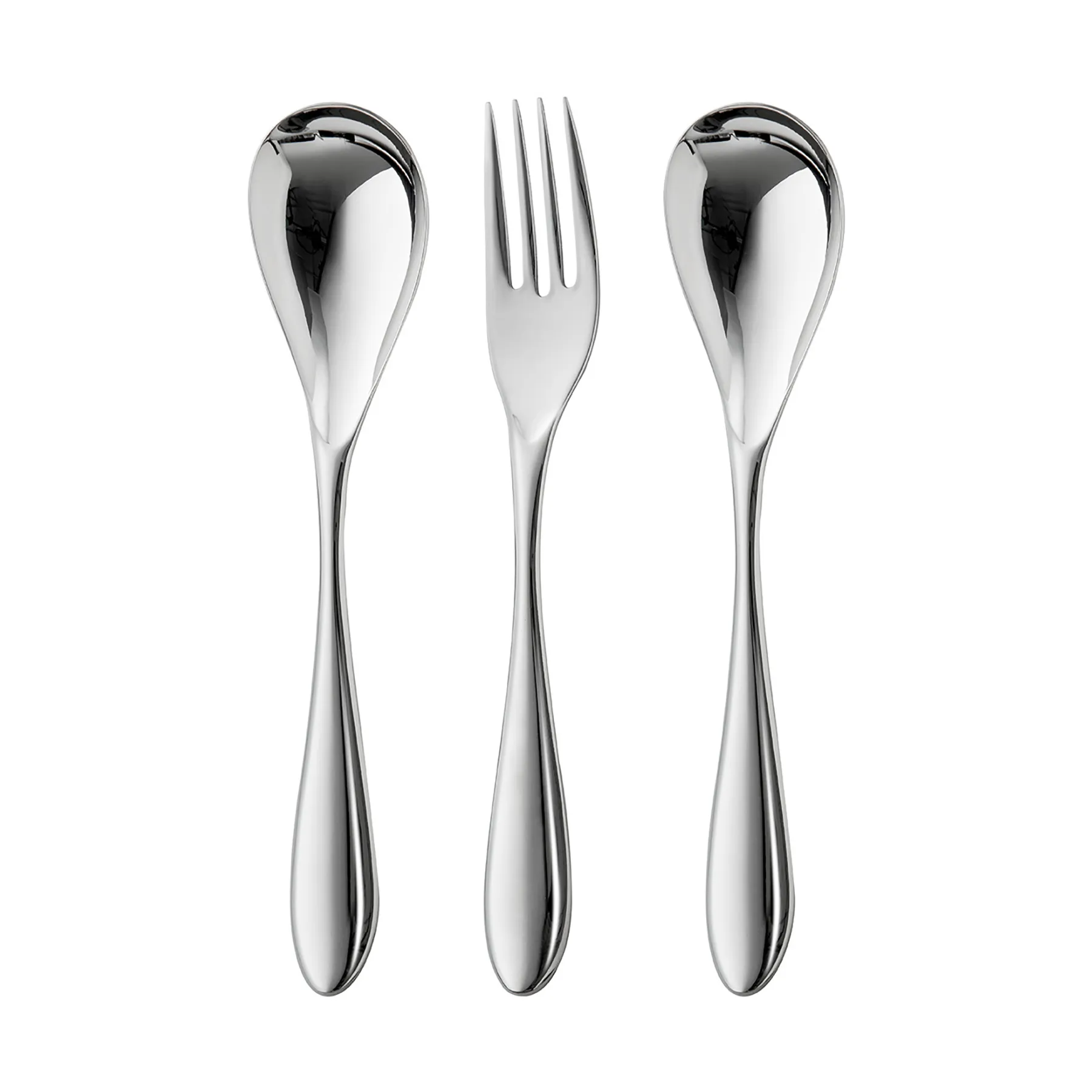 Bourton Bright serveringsbestick 3 delar, Rostfritt stål Robert Welch